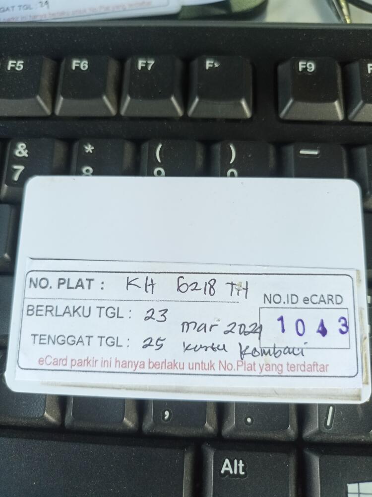Kartu kembali