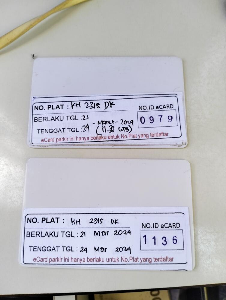 GANTI KARTU DARI ID 979 KE ID 1136