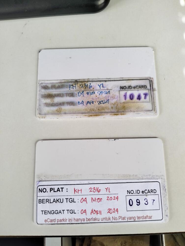 GANTI KARTU DARI ID 1047 KE ID 937