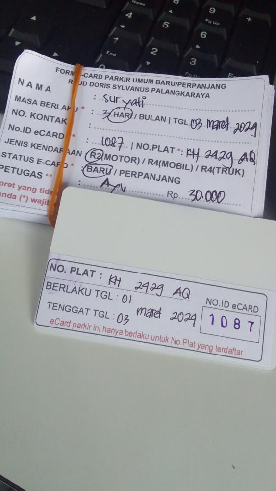 kARTU MEMBER BARU ID:1087