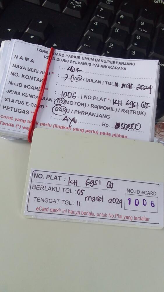 kARTU MEMBER BARU ID:1006