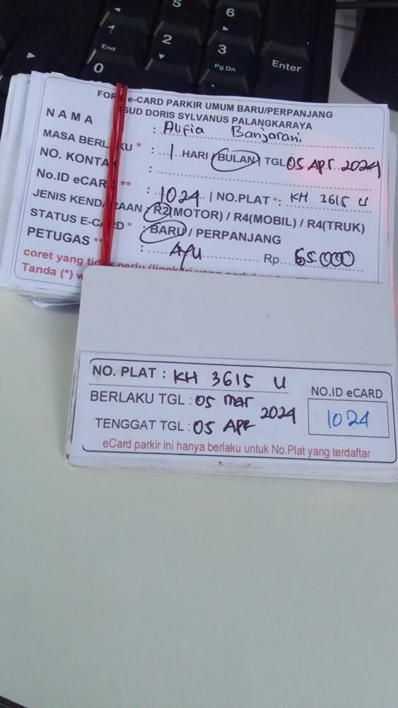 kARTU MEMBER BARU ID:1024