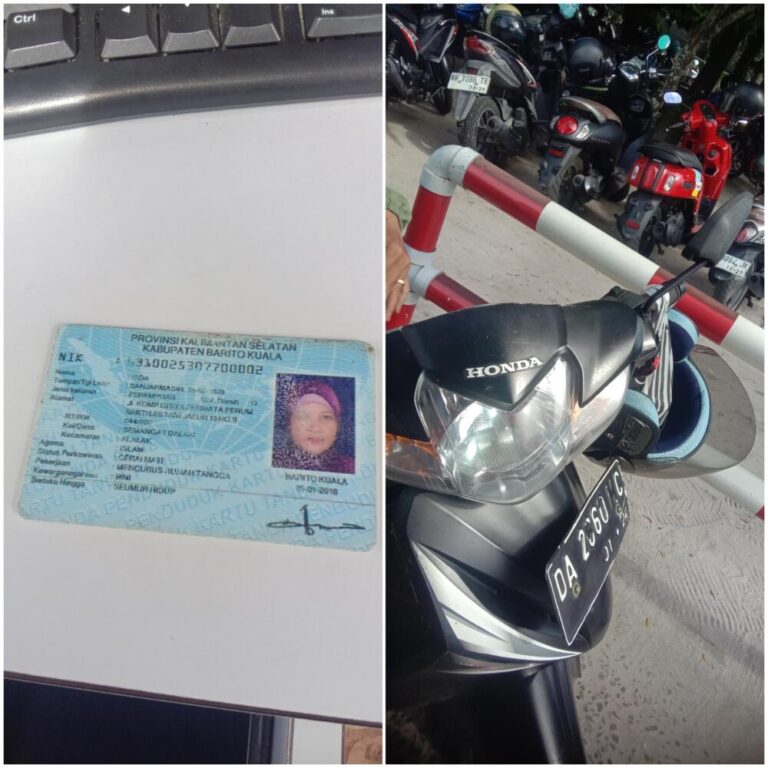 Tiket hilang sudah bayar denda