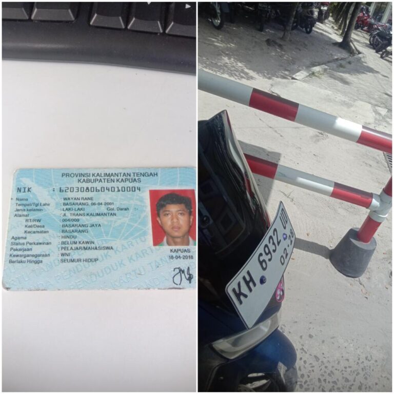 Tiket hilang sudah bayar denda