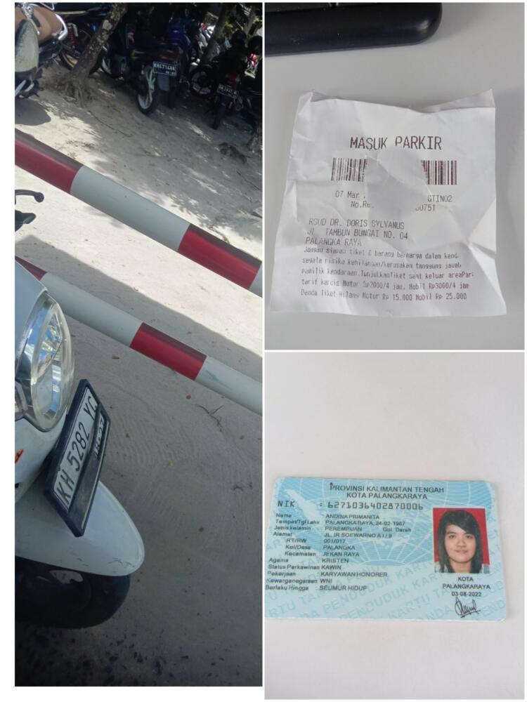 Tiket rusak sudah bayar denda