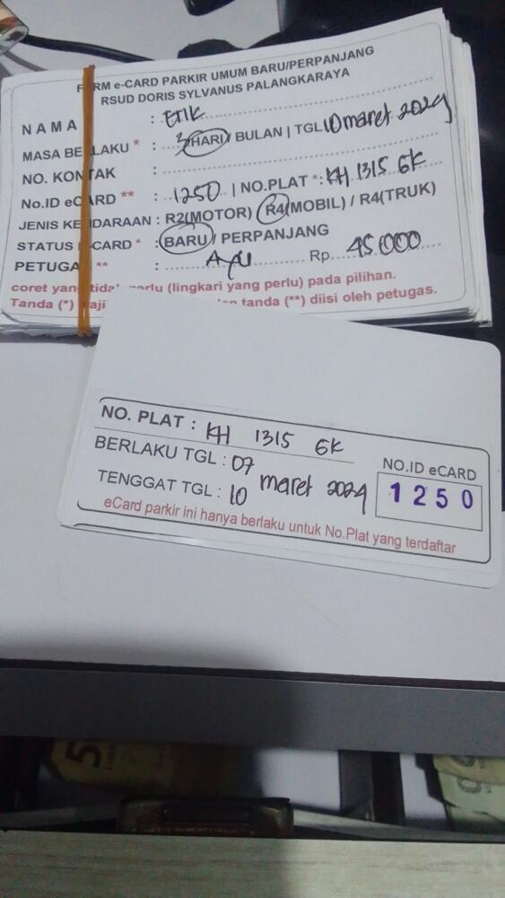 kARTU MEMBER BARU ID:1250