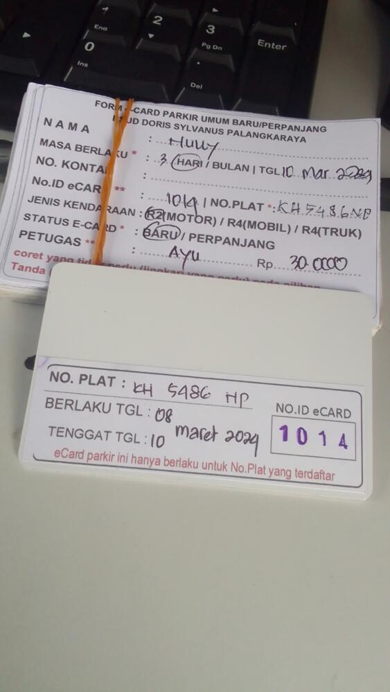 kARTU MEMBER BARU ID:1014