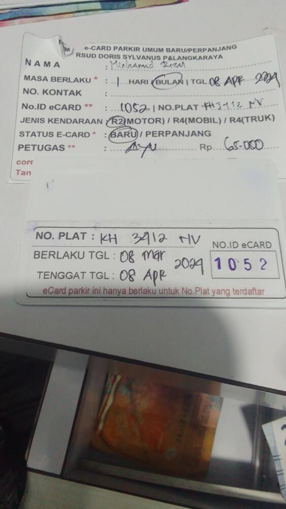 kARTU MEMBER BARU ID:1052