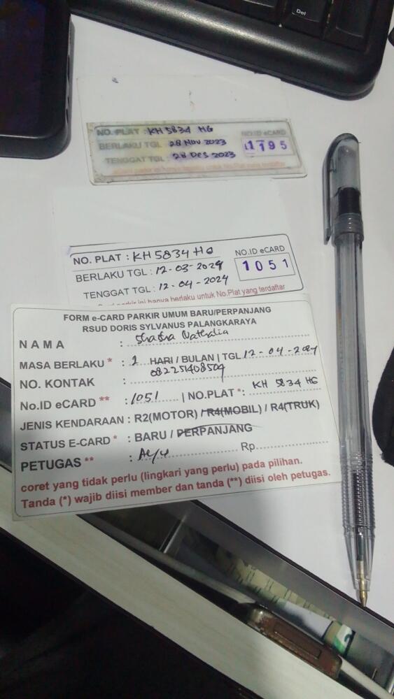 kARTU MEMBER BARU ID:1051