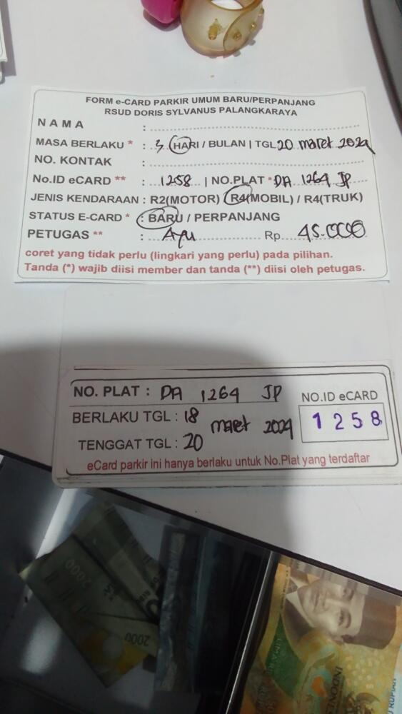 kARTU MEMBER BARU ID:1258