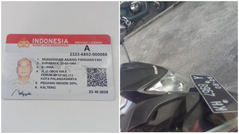 Tiket hilang sudah bayar denda