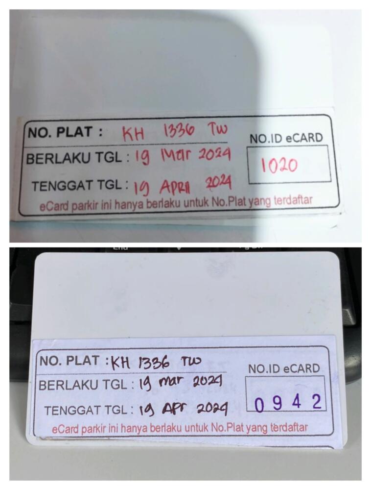 Pindah kartu dari id1020 ke id 942