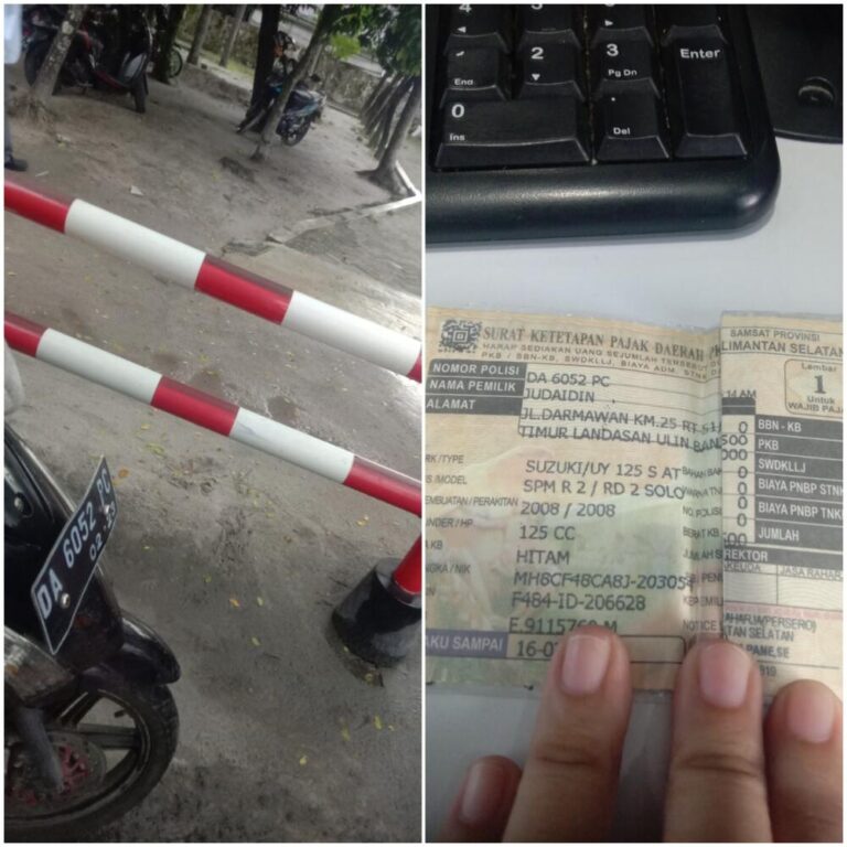 Tiket hilang sudah bayar denda