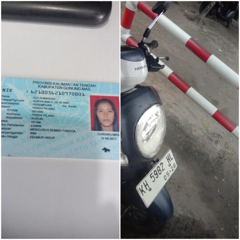 Tiket hilang sudah bayar denda