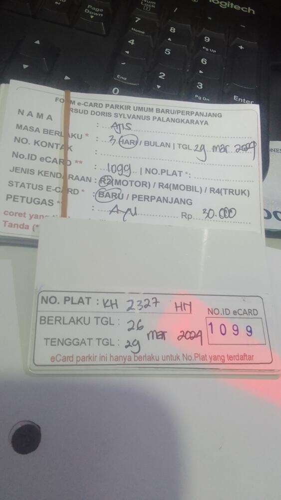 kARTU MEMBER BARU ID:1099