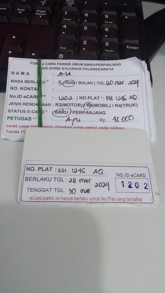 kARTU MEMBER BARU ID:1246