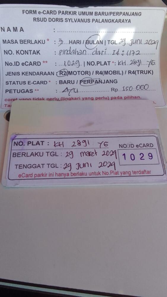 GANTI KARTU ID:1029