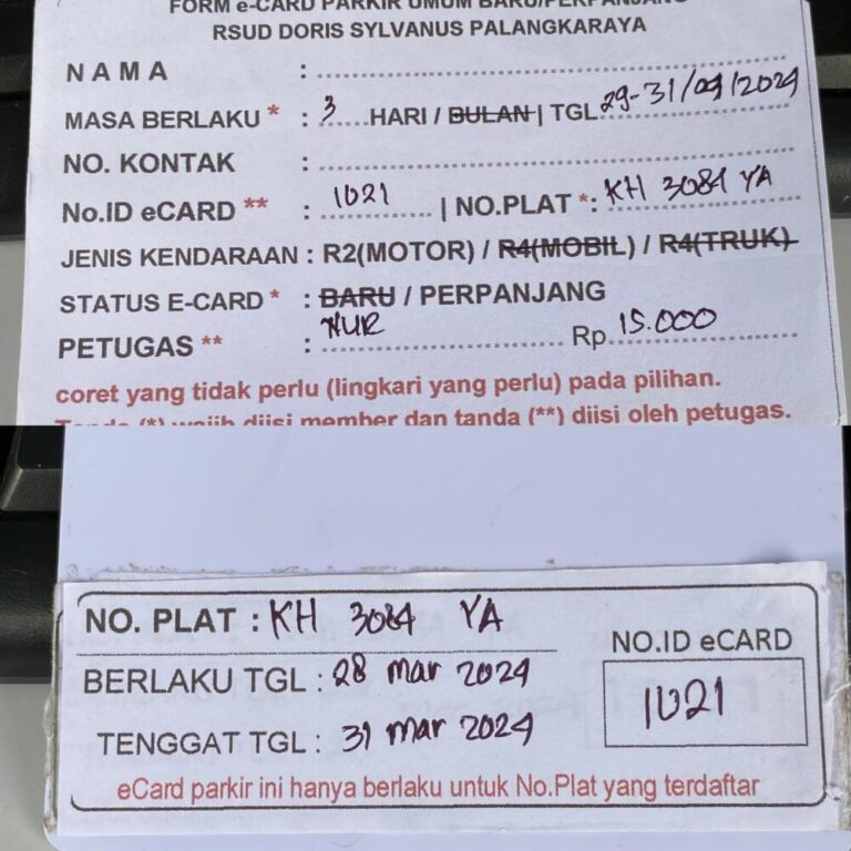 Member perpanjang ID 1021