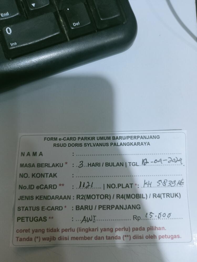 Perpanjang kartu
