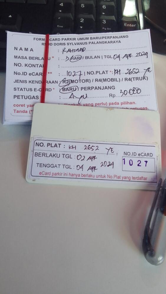 kARTU MEMBER BARU ID:1027