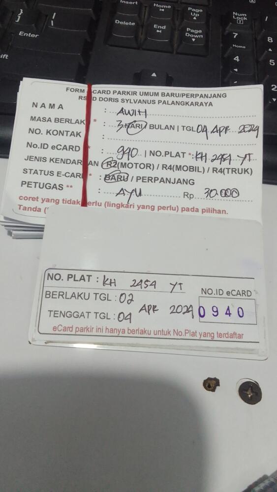 kARTU MEMBER BARU ID:940