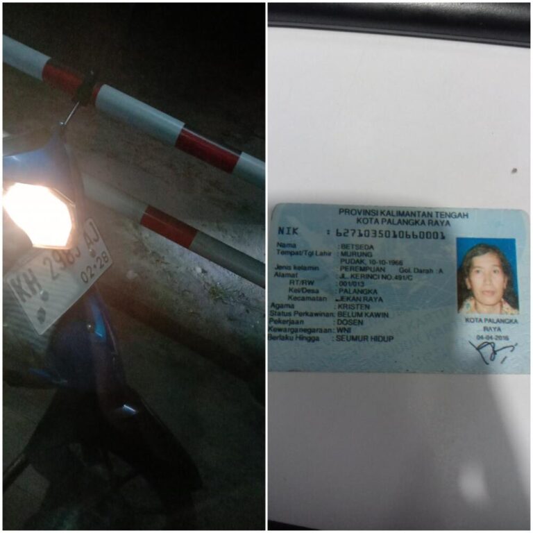 Tiket hilang sudah bayar denda