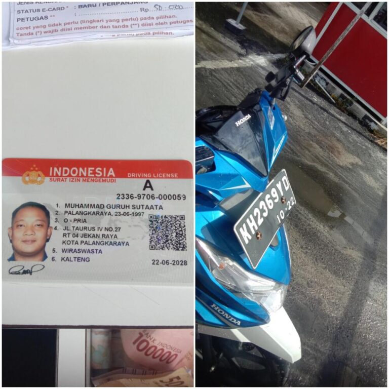 Tiket hilang sudah bayar denda