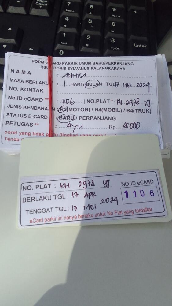 kARTU MEMBER BARU ID:1106