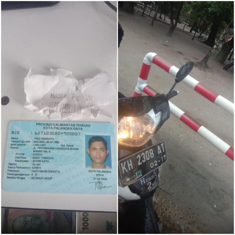 Tiket rusak sudah bayar denda