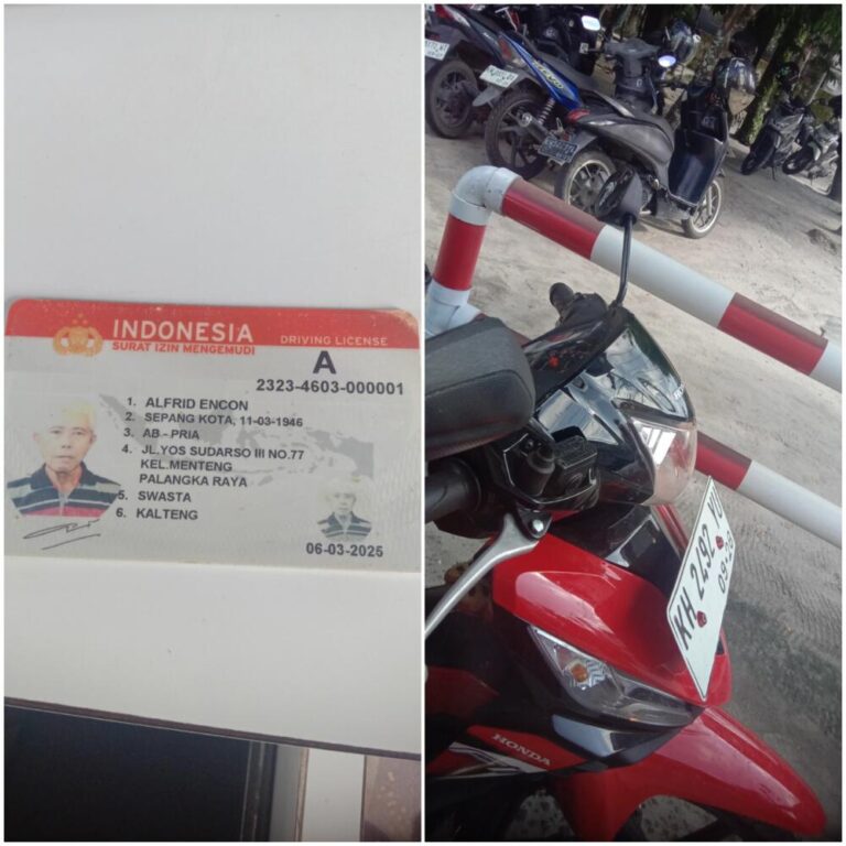 Tiket hilang sudah bayar denda