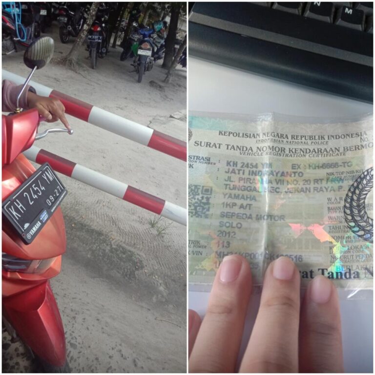 Tiket hilang sudah bayar denda