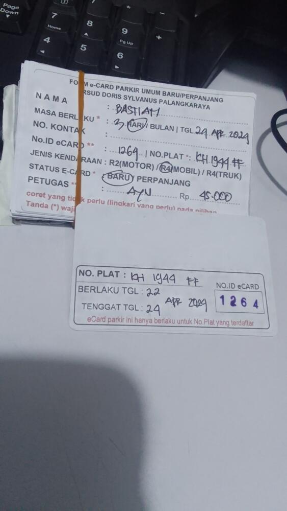 kARTU MEMBER BARU ID:1264