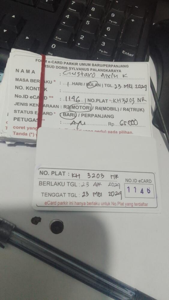 kARTU MEMBER BARU ID:1146