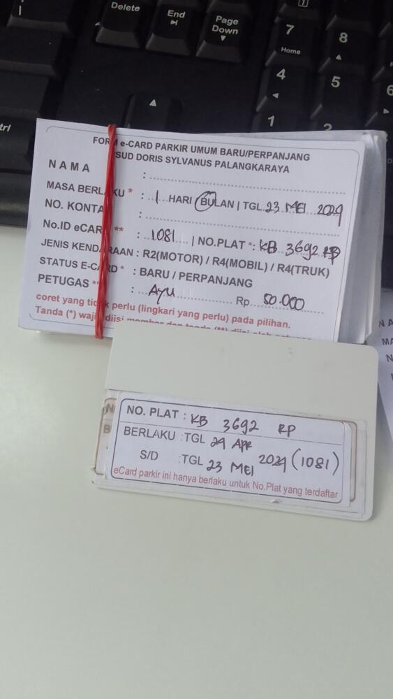 PERPANJANG KARTU ID:1081
