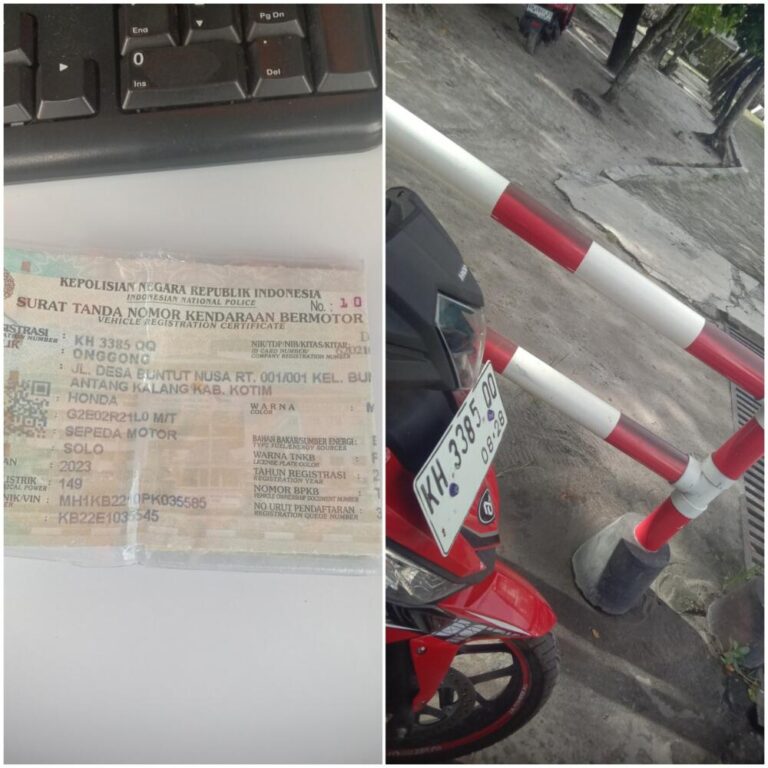 Tiket hilang sudah bayar denda