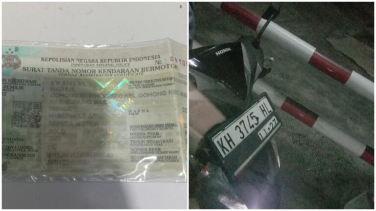 Tiket hilang sudah bayar denda