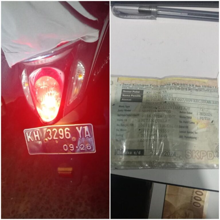 Tiket rusak sudah bayar denda