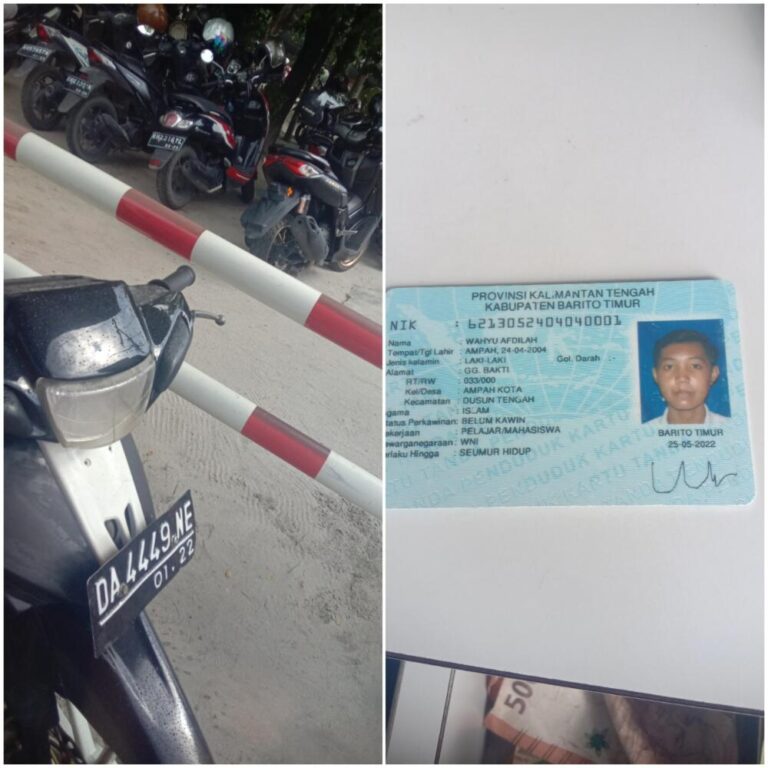 Tiket hilang sudah bayar denda