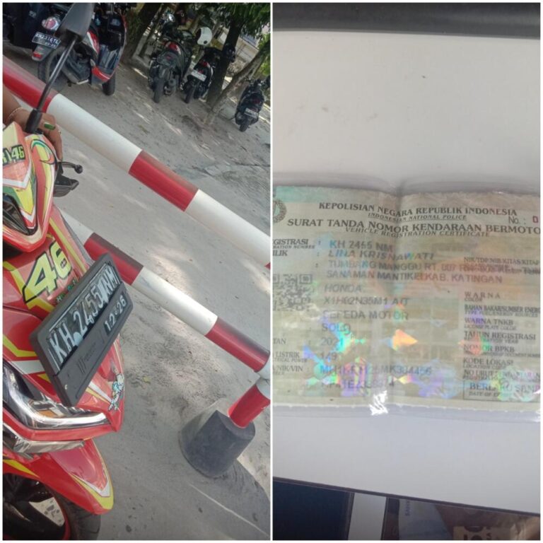 Tiket hilang sudah bayar denda