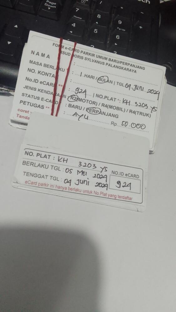 PERPANJANG KARTU ID:924