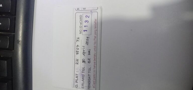 Kartu member kembali id 1132