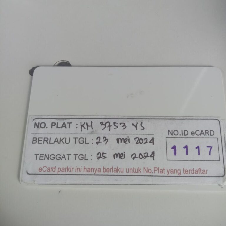 Kartu member kembali id 1117