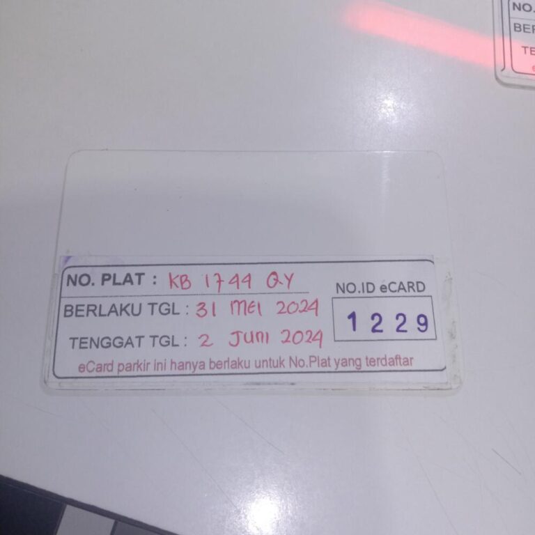 Kartu member kembali id 1156