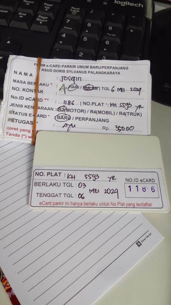 kARTU MEMBER BARU ID:1186