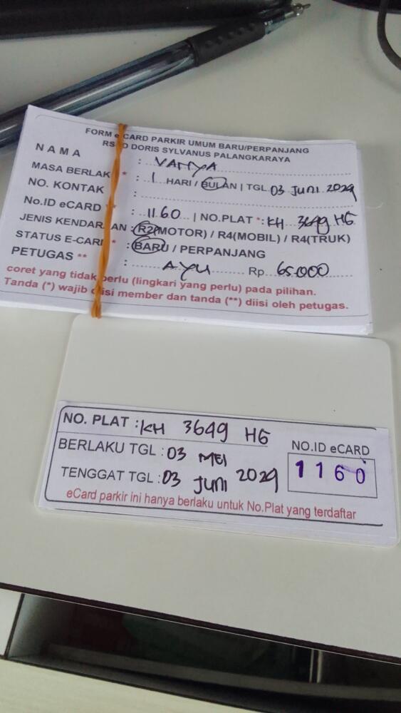 kARTU MEMBER BARU ID:1160