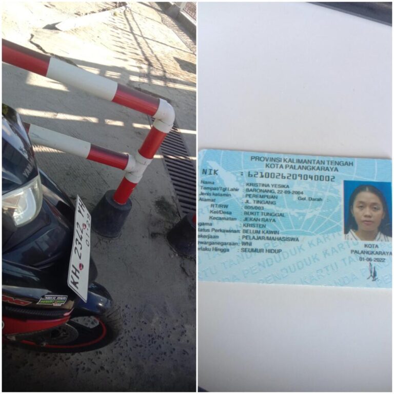 Tiket hilang sudah bayar denda