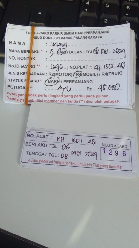 kARTU MEMBER BARU ID:1296