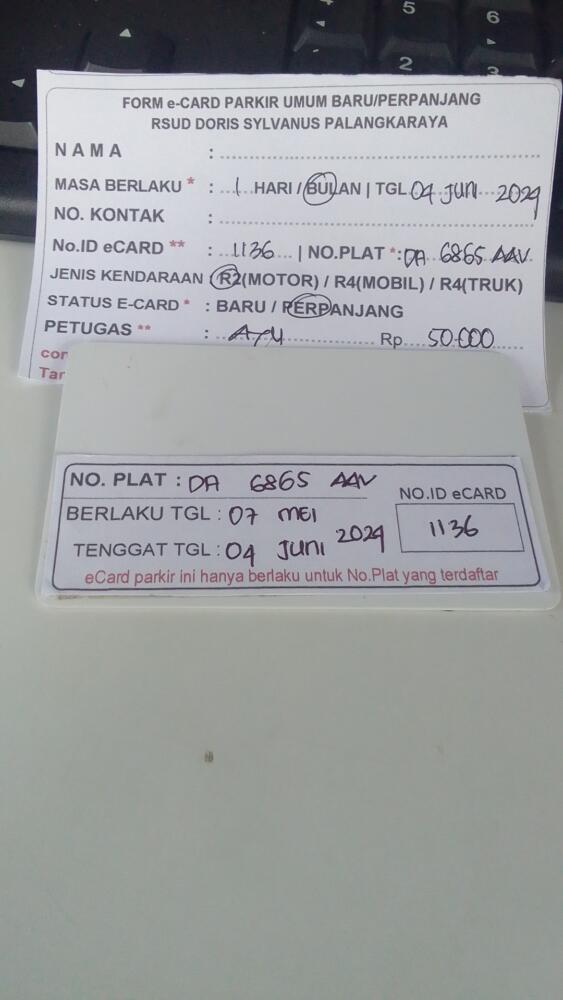PERPANJANG KARTU ID:1136