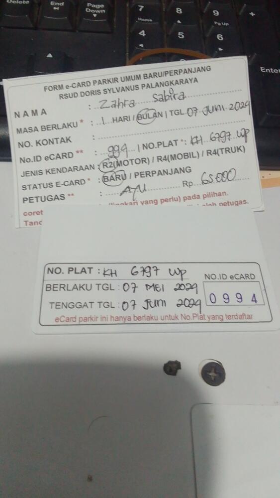 kARTU MEMBER BARU ID:994