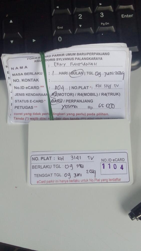 kARTU MEMBER BARU ID:1104